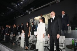 Prezident İlham Əliyev FIFA U-15 dünya çempionatının və festivalının açılış mərasimini izləyib - YENİLƏNİB 