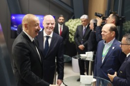 Prezident İlham Əliyev FIFA U-15 dünya çempionatının və festivalının açılış mərasimini izləyib - YENİLƏNİB 