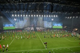 Prezident İlham Əliyev FIFA U-15 dünya çempionatının və festivalının açılış mərasimini izləyib - YENİLƏNİB 