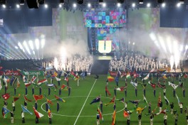 Prezident İlham Əliyev FIFA U-15 dünya çempionatının və festivalının açılış mərasimini izləyib - YENİLƏNİB 