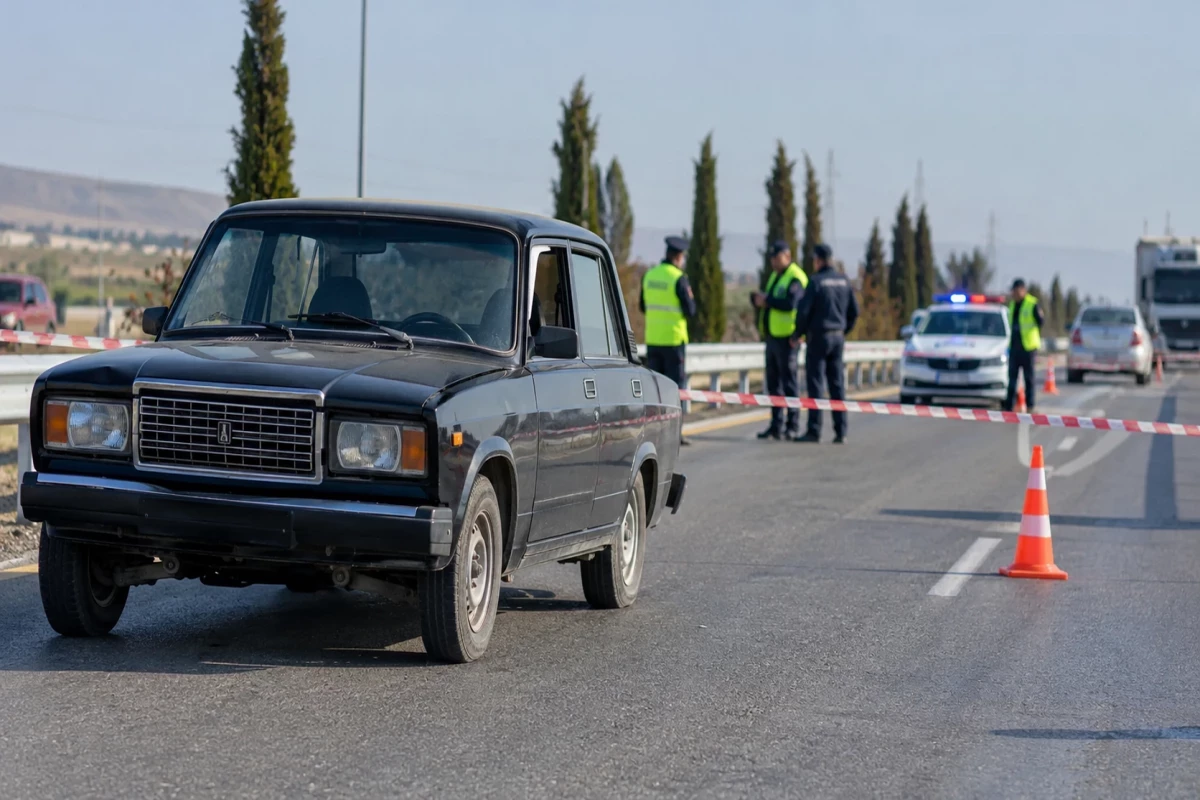В Товузе автомобиль насмерть сбил пешехода