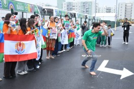 Bakıda Kanaki və Tahiti komandalarına dəstək aksiyasından maraqlı fotolar