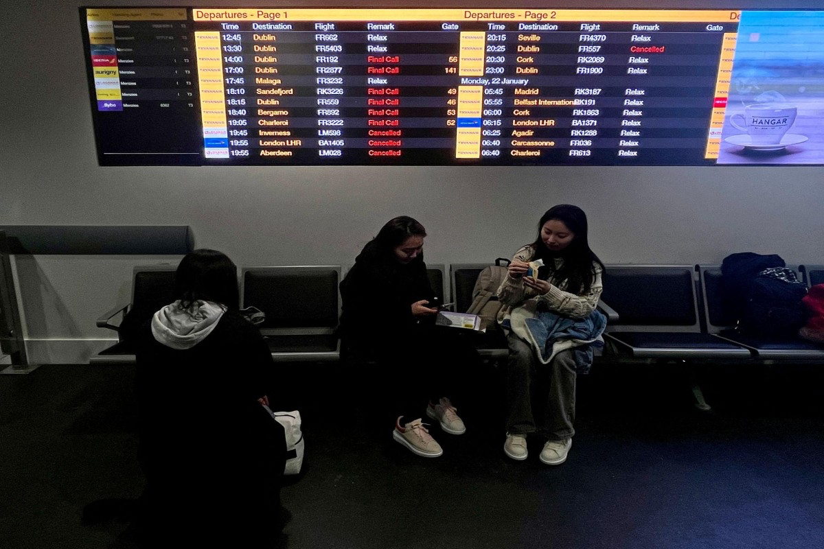 Storm Boelo has delayed more than 1,500 flights in Britain