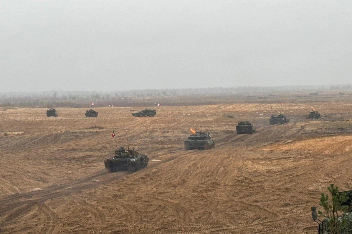 NATO launches large-scale military exercises in eastern Latvia