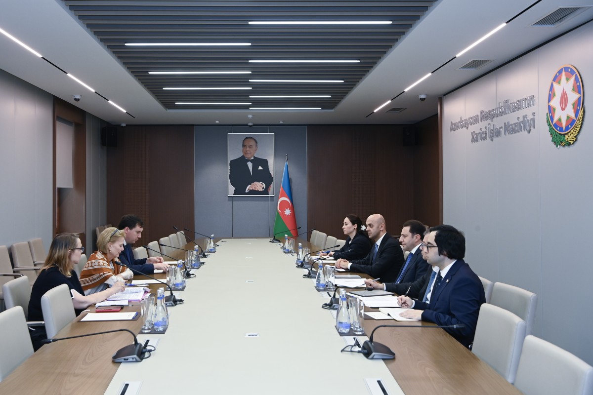 Xarici işlər nazirinin müavini UNESCO-nun Baş direktorunun müavini ilə görüşüb