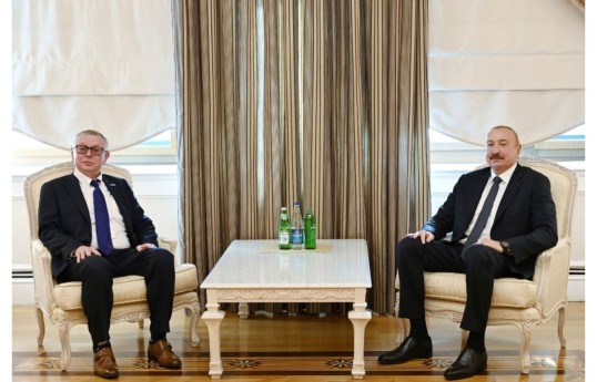 Prezident İlham Əliyev BMT-nin Terrorçuluqla Mübarizə İdarəsinin nümayəndəsini qəbul edib