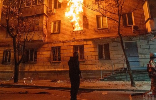 Rusiya ordusu Xarkova raket zərbəsi endirib, iki nəfər ölüb, yaralananlar var