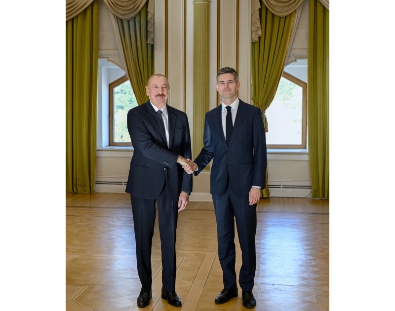Prezident İlham Əliyev Niderlandın xarici işlər nazirini qəbul edib