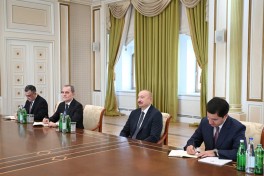 Prezident İlham Əliyev Niderlandın xarici işlər nazirini qəbul edib