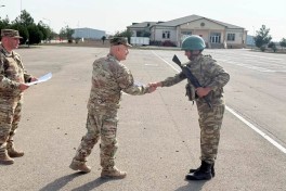 Azərbaycan Ordusunda ehtiyatdan çağırılan hərbi vəzifəlilərin təlim toplanışları başa çatıb