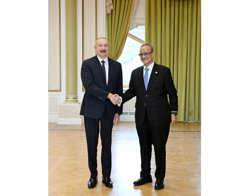 Prezident İlham Əliyev İslam Əməkdaşlıq Təşkilatının baş katibini qəbul edib