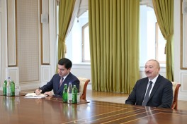 Prezident İlham Əliyev BMT-nin Sivilizasiyalar Alyansının ali nümayəndəsini qəbul edib