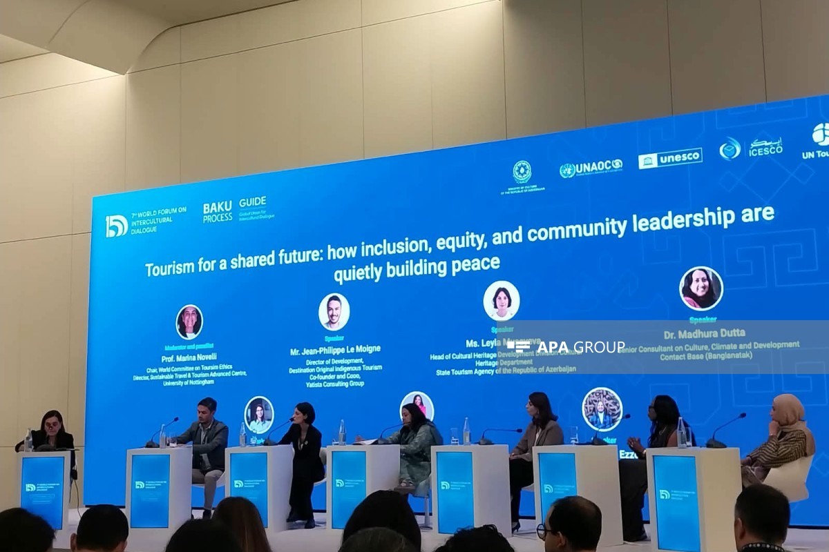 VII Ümumdünya Mədəniyyətlərarası Dialoq Forumu çərçivəsində panel müzakirə keçirilib