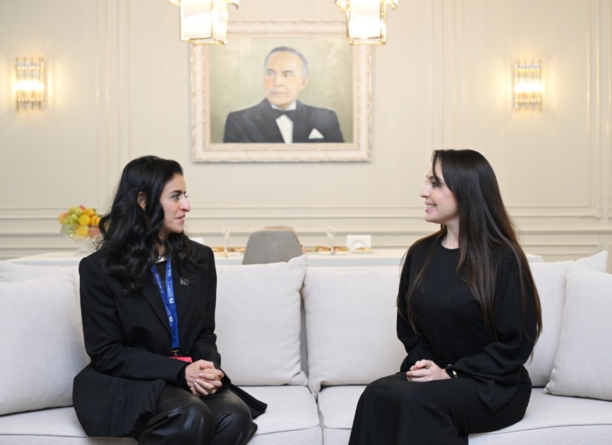 Leyla Əliyeva Dünya Turizm Təşkilatının Baş katibi ilə görüşüb