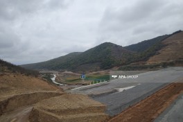Qəbələdə Yengicə su anbarının tikintisi davam etdirilir - FOTO 