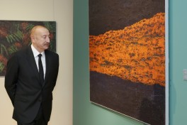 Prezident, birinci xanım və ailə üzvləri “Mənim Abşeronum: Üstə gəl” sərgisi ilə tanış olublar