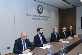 Ceyhun Bayramov ICESCO-nun baş direktoru ilə görüşüb