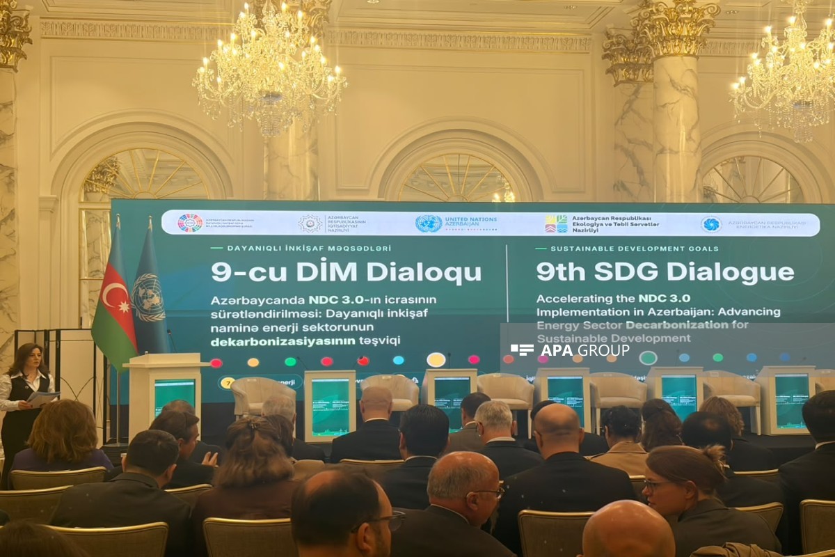 Bakıda 9-cu Dayanıqlı İnkişaf Məqsədləri Dialoqu keçirilir