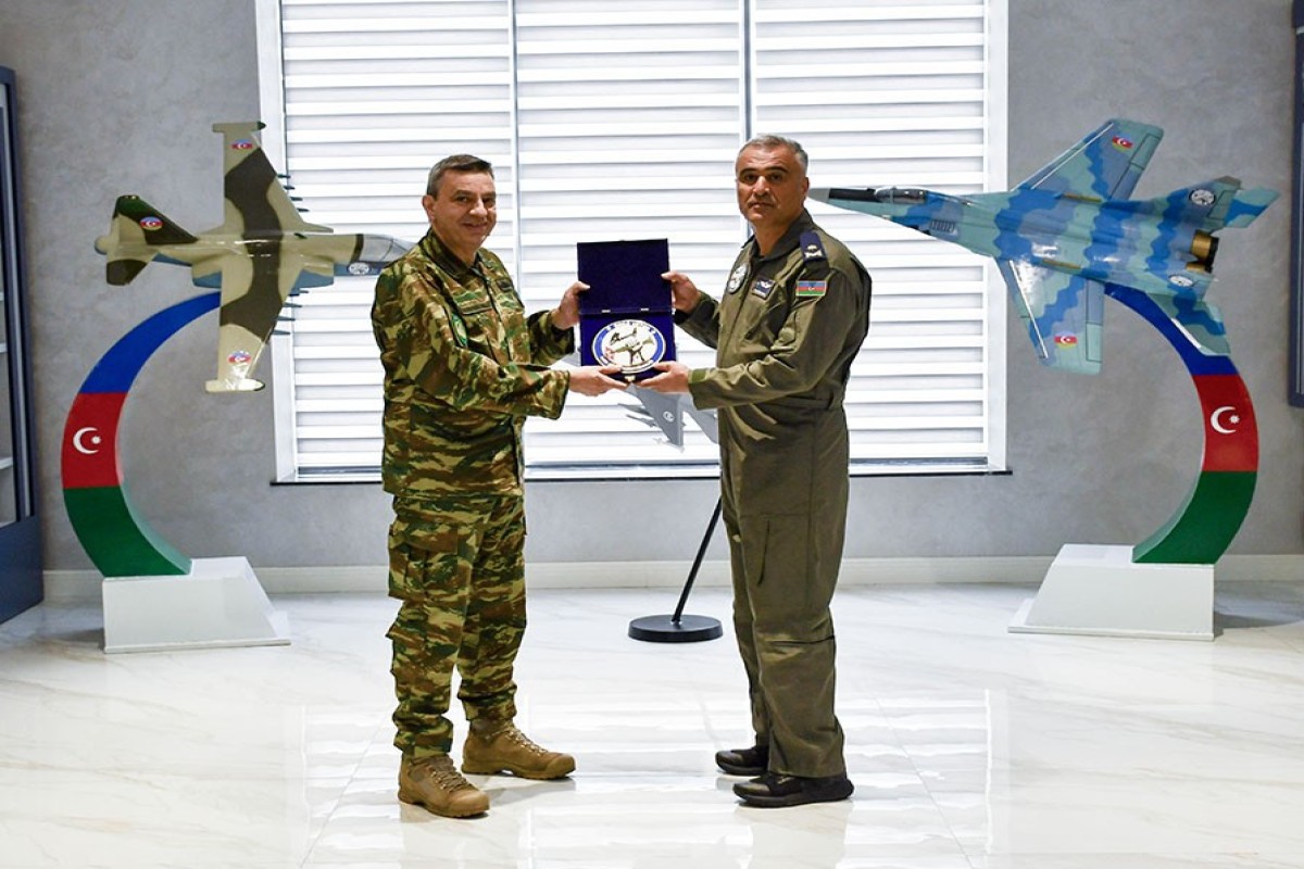 Hava Döyüş komandanlığında NATO heyəti ilə görüş keçirilib - <span class="red_color">VİDEO