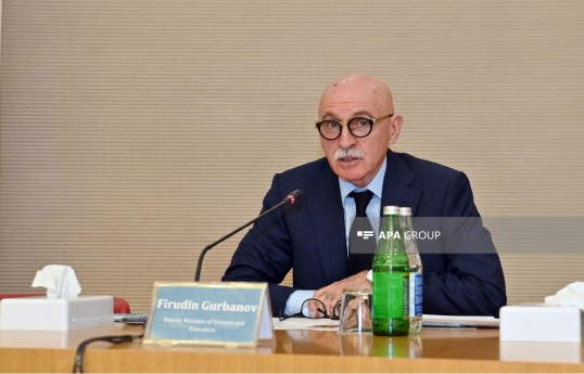 Elm və təhsil nazirinin müavini Firudin Qurbanov