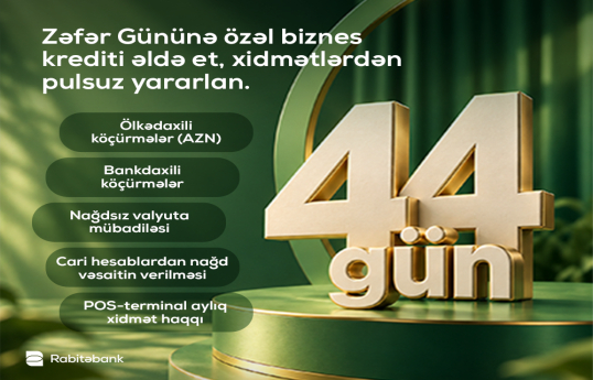 Rabitəbank Zəfər Gününə özəl biznes kampaniyasına start verib