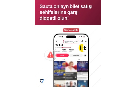 MKA saxta bilet satış səhifələri ilə bağlı vətəndaşlara xəbərdarlıq edir