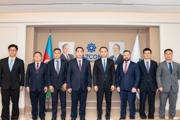 AZCON Holding-in icraçı direktoru Şahin Babayev Çinin “CRRC Zhuzhou locomotive” şirkətinin nümayəndə heyəti ilə görüşüb