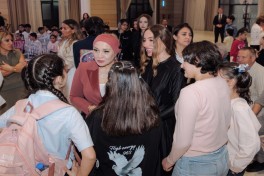 Leyla Əliyeva və Arzu Əliyeva “Cənnətin ariyası” layihəsi çərçivəsində konsertdə iştirak ediblər