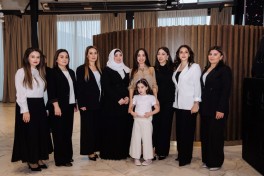 Leyla Əliyeva və Arzu Əliyeva “Cənnətin ariyası” layihəsi çərçivəsində konsertdə iştirak ediblər