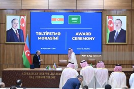 Səudiyyə Ərəbistanının korrupsiya ilə mübarizə orqanının rəhbəri Azərbaycanda təltif edilib - FOTO 