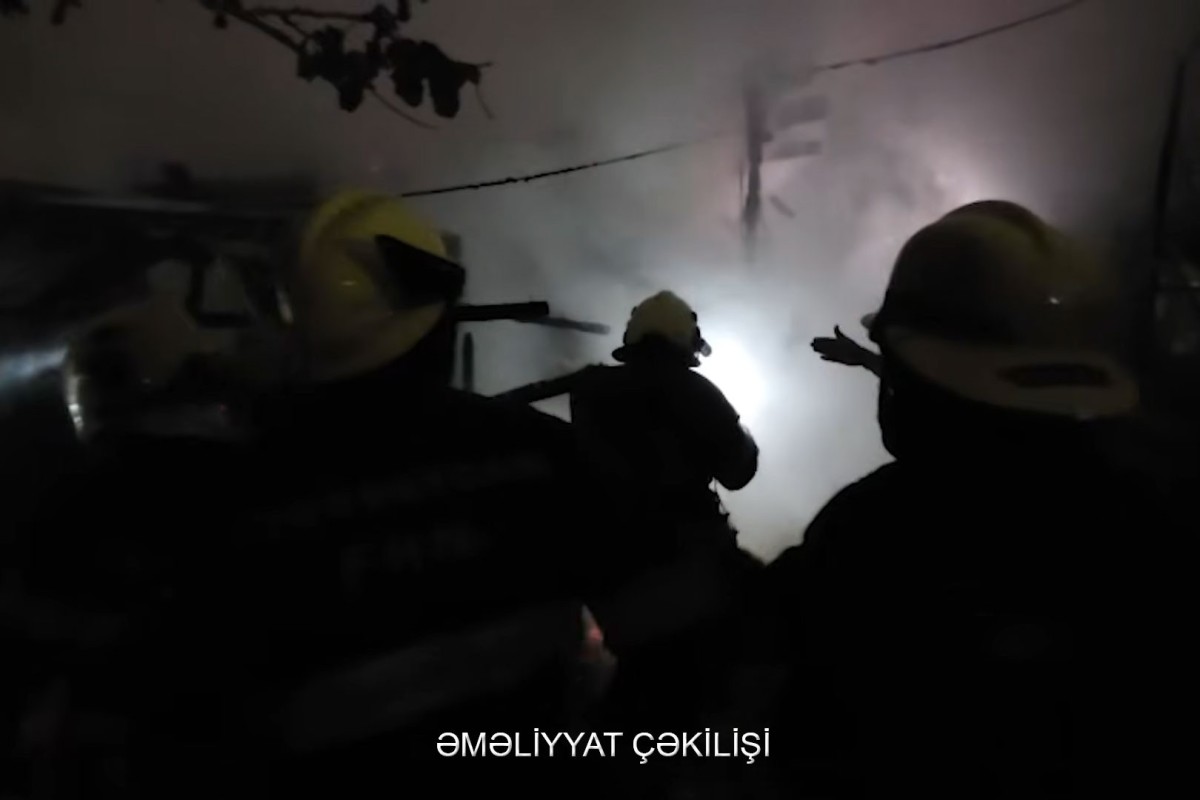 Hökməli qəsəbəsində tövlədə yanğın olub
