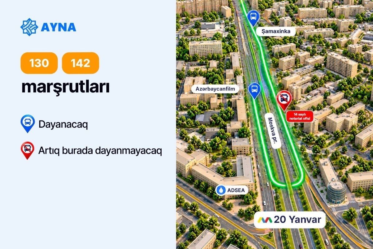 Ещё 4 автобусных маршрута убирают с остановки между станцией метро «20 Января» и «Шамахинкой»