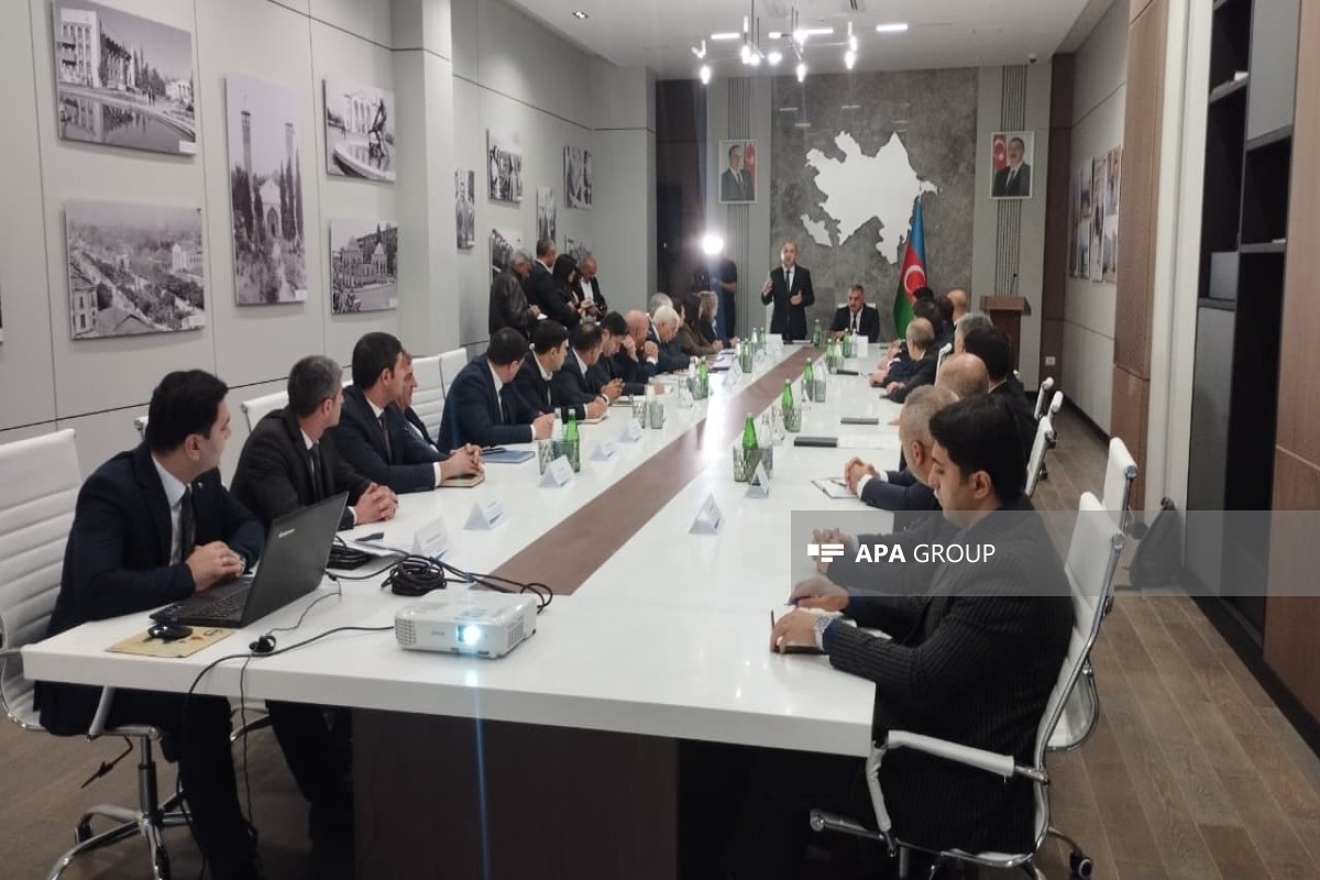 Ağdamda Ekoloji məsələlər üzrə İşçi qrupunun iclası keçirilir - <span class="red_color">FOTO