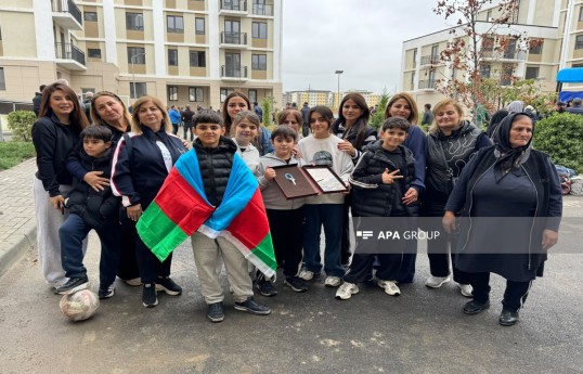 Növbəti köç karvanı Ağdam şəhərinə çatıb