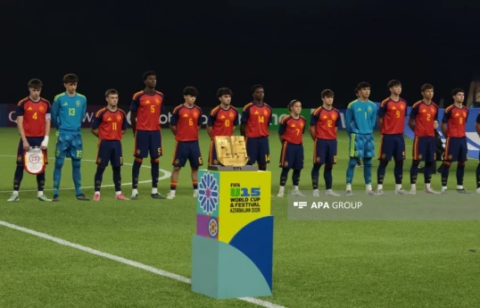 Bakıda FIFA U-15 dünya çempionatının qaliblərinin mükafatlandırılma mərasimi keçirilib