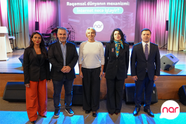 "Nar"ın baş icraçı direktoru rəqəmsal texnologiyalarla bağlı təlim keçib