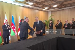 Azərbaycan-Gürcüstan sənədləri imzalanıb - FOTO 