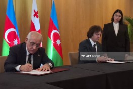 Azərbaycan-Gürcüstan sənədləri imzalanıb - FOTO 
