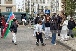 Növbəti köç karvanı Ağdam şəhərinə çatıb
