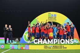 Prezident İlham Əliyev “FIFA U-15 World Cup and Festival”ın final matçını izləyib, mükafatlandırma mərasimində iştirak edib