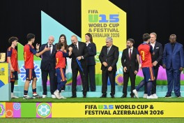 Prezident İlham Əliyev “FIFA U-15 World Cup and Festival”ın final matçını izləyib, mükafatlandırma mərasimində iştirak edib
