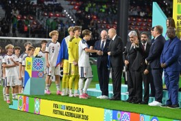 Prezident İlham Əliyev “FIFA U-15 World Cup and Festival”ın final matçını izləyib, mükafatlandırma mərasimində iştirak edib