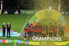 Prezident İlham Əliyev “FIFA U-15 World Cup and Festival”ın final matçını izləyib, mükafatlandırma mərasimində iştirak edib