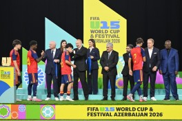 Prezident İlham Əliyev “FIFA U-15 World Cup and Festival”ın final matçını izləyib, mükafatlandırma mərasimində iştirak edib