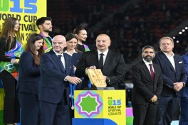 Prezident İlham Əliyev “FIFA U-15 World Cup and Festival”ın final matçını izləyib, mükafatlandırma mərasimində iştirak edib