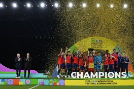 Prezident İlham Əliyev “FIFA U-15 World Cup and Festival”ın final matçını izləyib, mükafatlandırma mərasimində iştirak edib