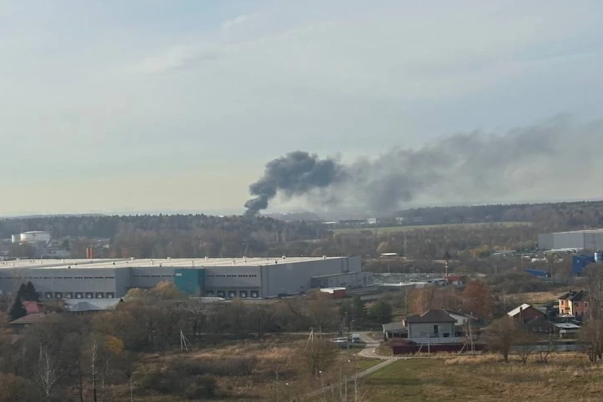 Drone falls near Moscow