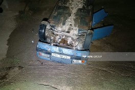Tovuzda minik avtomobili su kanalına aşıb, 4 nəfər xəsarət alıb
