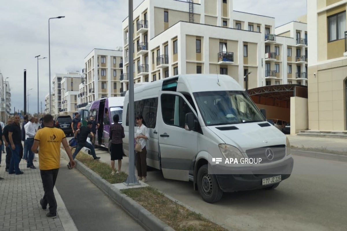 Növbəti köç karvanı Ağdam şəhərinə çatıb - <span class="red_color">YENİLƏNİB - <span class="red_color">FOTO