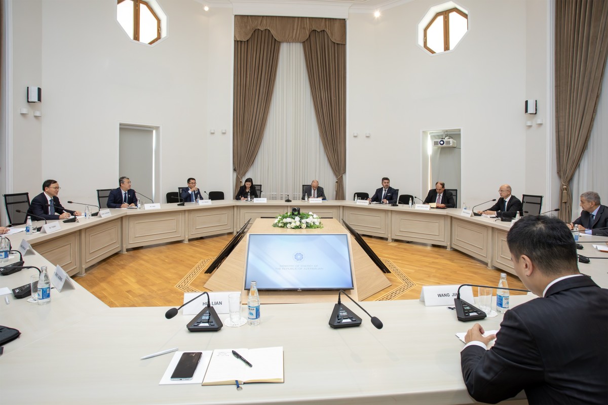 Azərbaycanla Çin arasında enerji sahəsində əməkdaşlığın genişləndirilməsi müzakirə olunub